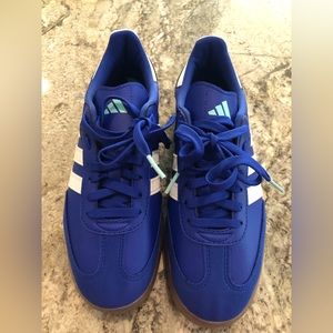 Adidas velosamba vegan indoor cycling shoes men’s size 8. Blue.